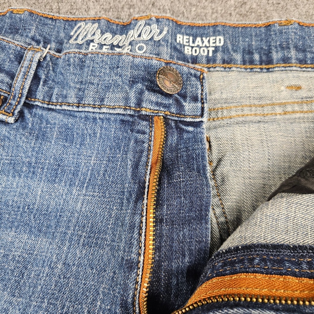 Wrangler Retro Relaxed Bootcut Jeans‎ Mens 36x29 Blue Denim 88WRT20MH - Picture 6 of 13